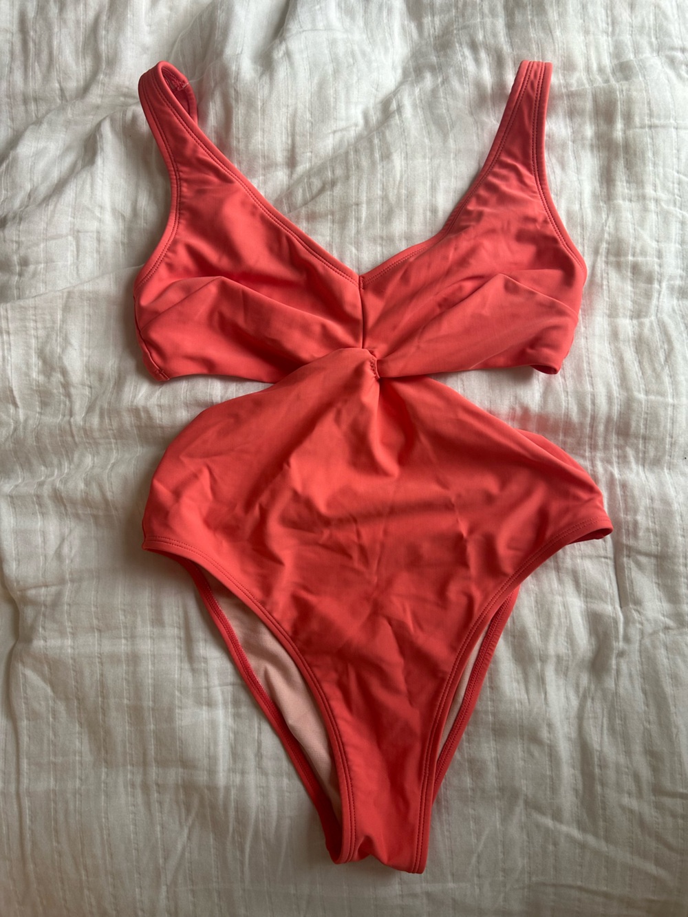 Women’s Coral Twist-Front one piece